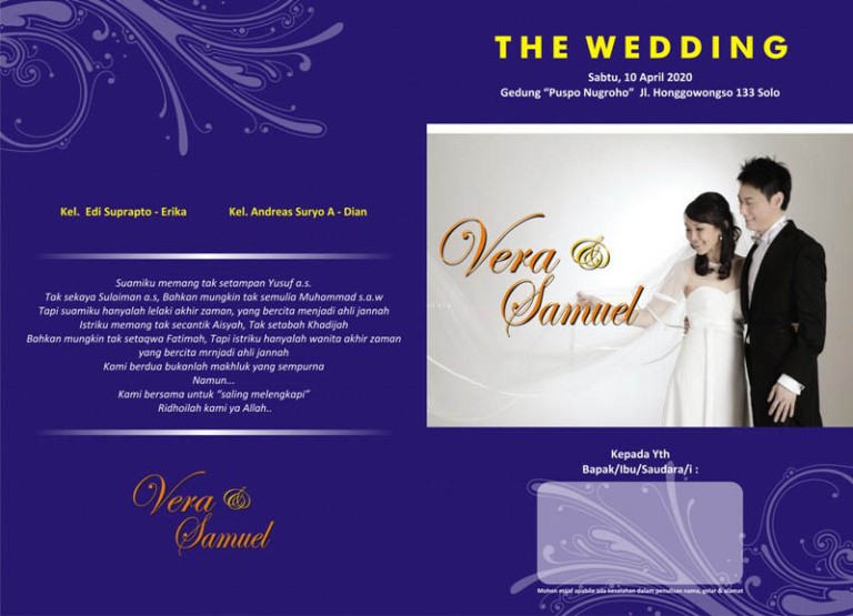 Download Format Undangan Pernikahan Dan Khitanan